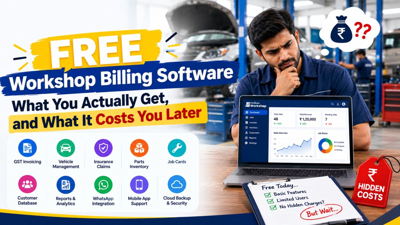"Free Workshop Billing Software": What You Actually Get, and What It Costs You Later