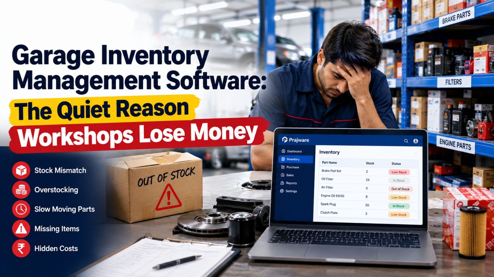 Garage Inventory Management Software: The Quiet Reason Workshops Lose Money