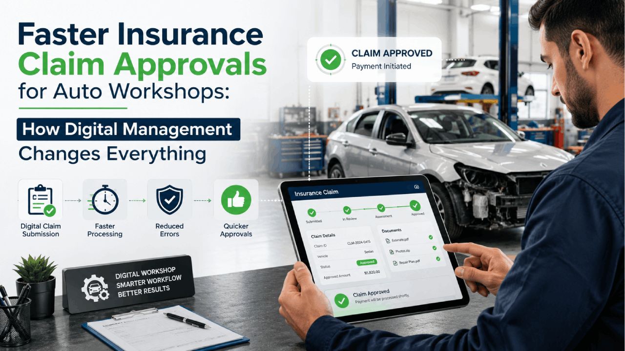 Faster Insurance Claim Approvals for Auto Workshops: How Digital Management Changes Everything
